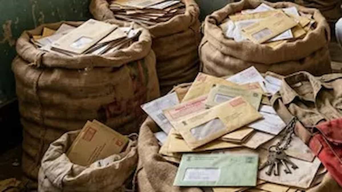 डाकिया की घोर लापरवाही: सालभर तक घर में दबाकर रखीं हजारों चिट्ठियां, आलमारी से निकले लोगों के आधार, पैन और चेकबुक