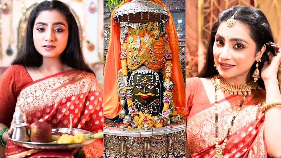 ‘बालिका वधू’ की मशहूर एक्ट्रेस नेहा मर्दा ने महाकाल की शरण में टेका मत्था, भस्म आरती के बाद कहीं ये दिल को छू लेने वाली बात
