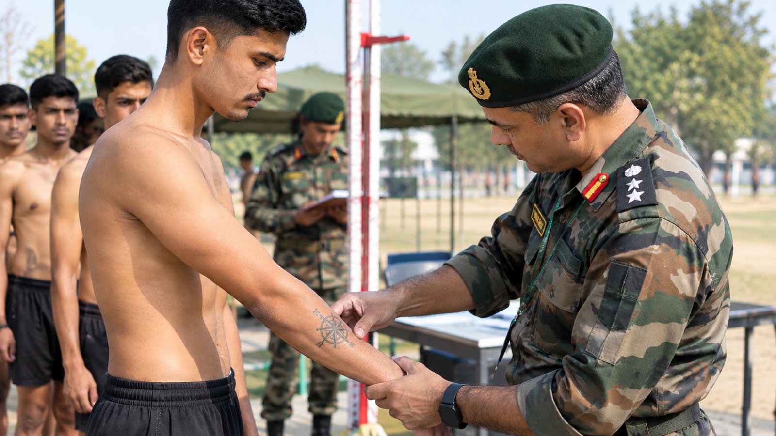 सेना में भर्ती से पहले जान लें बॉडी टैटू के कड़े नियम, जानिए शरीर के किस हिस्से पर टैटू मान्य और कहां है सख्त पाबंदी