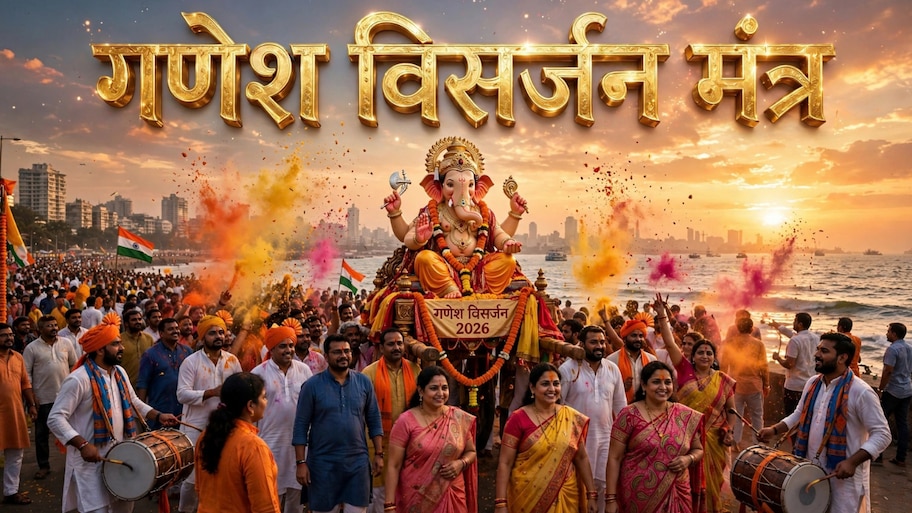 गणपति विसर्जन से पहले न गंवाएं आखिरी मौका, इन शक्तिशाली मंत्रों का जाप कर दें विदाई