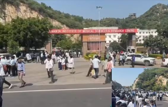 अनंता हॉस्पिटल के बाहर मरीज की मौत पर भड़का भारी गुस्सा