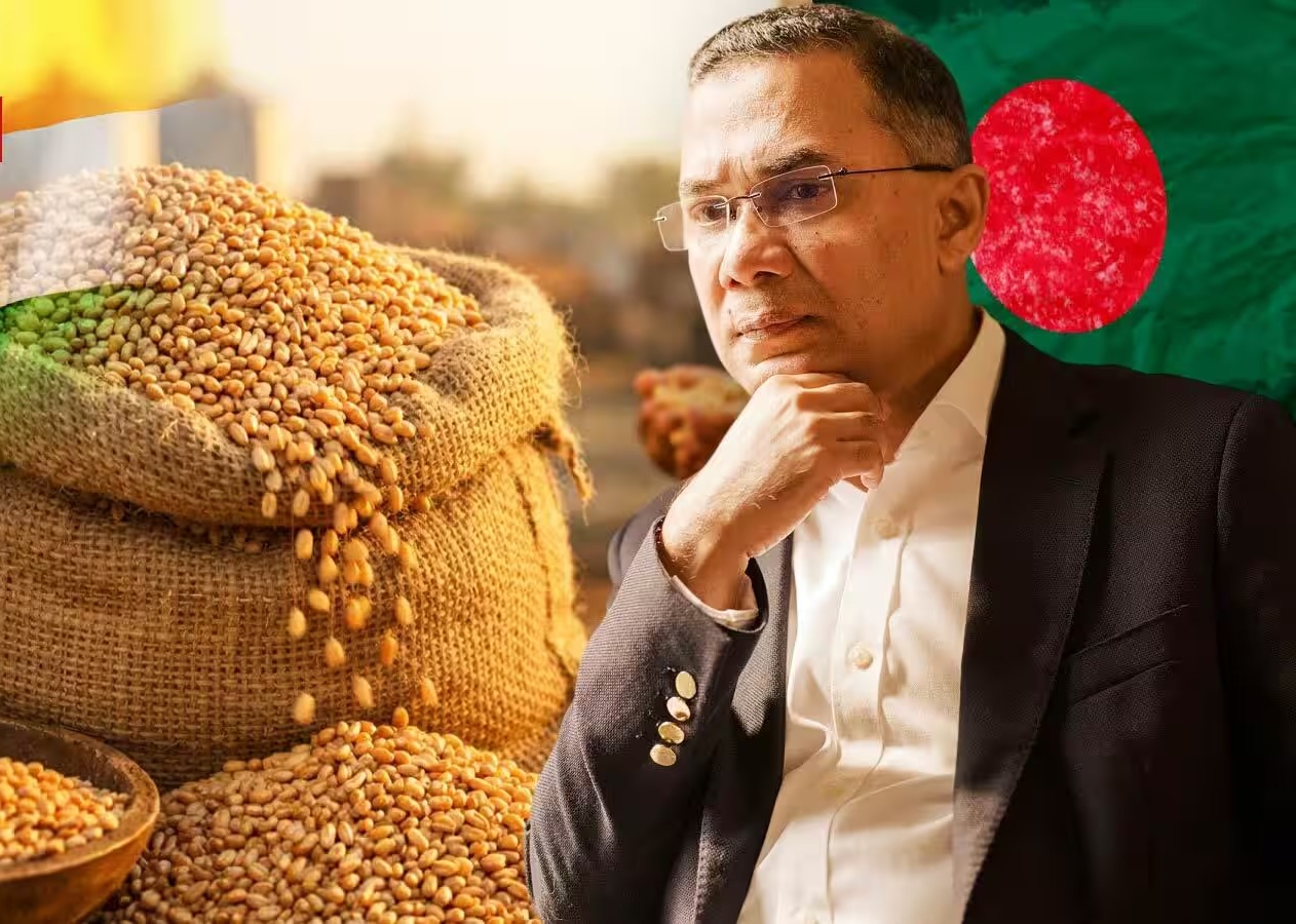 आर्थिक संकट के बीच तारिक रहमान ने ट्रेन के जरिए भारत से मंगवाया 2 लाख टन गेहूं