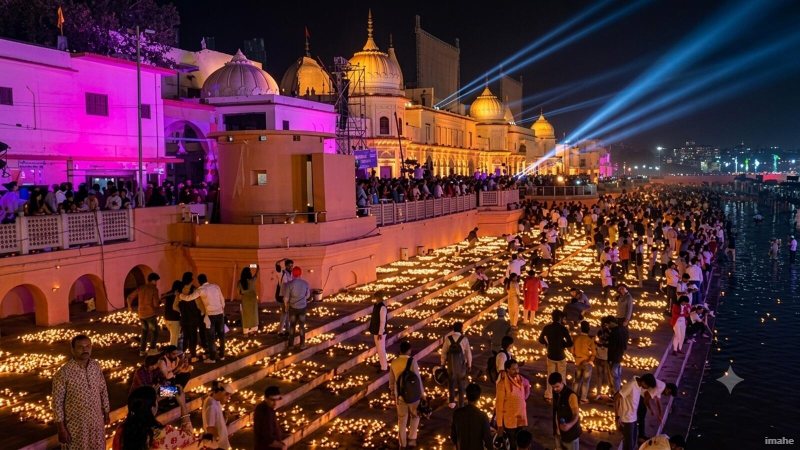 रामनगरी अयोध्या में दीपोत्सव के साथ पर्यटन अर्थव्यवस्था का नया स्वर्णिम दौर
