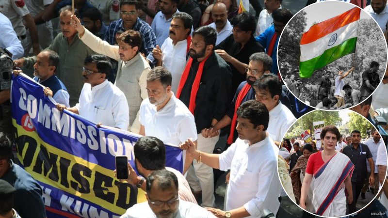 EC मुख्यालय की ओर बढ़े INDIA गठबंधन के सांसदों को पुलिस ने रोका