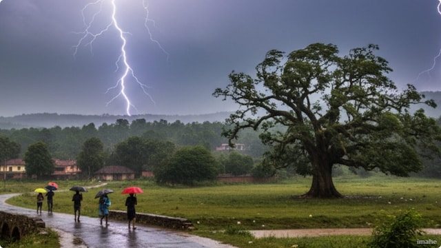रांची और गुमला समेत 13 जिलों में आज झूमकर बरसेंगे बादल