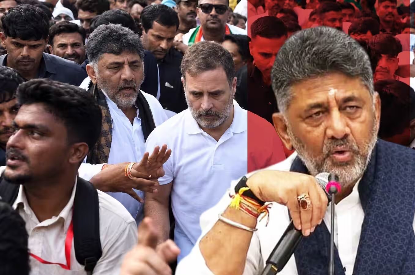 राहुल गांधी ने CM डीके शिवकुमार के साथ क्या किया कि भड़की BJP- पीढ़ियों के अहंकार