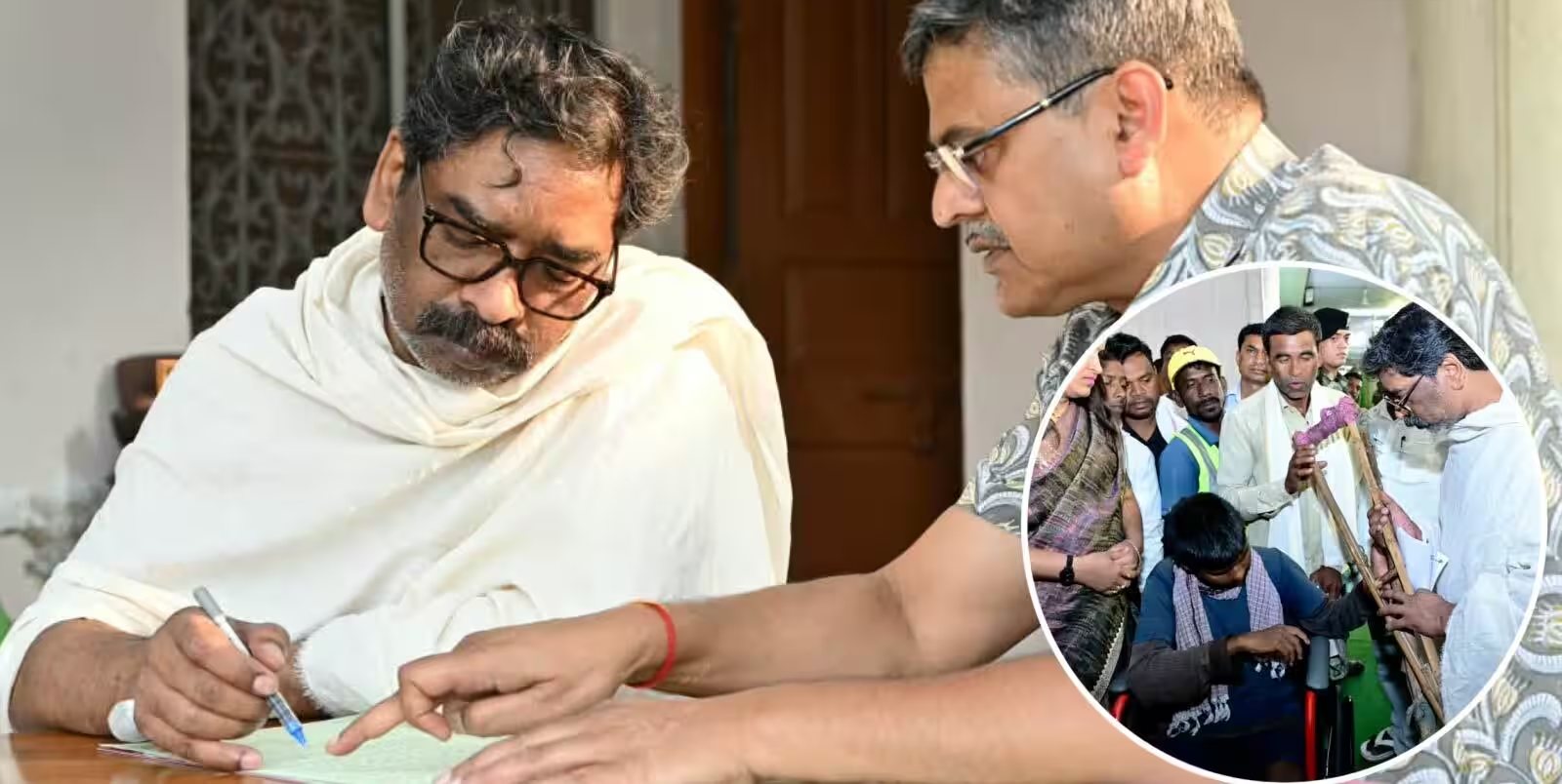 व्यक्तिगत शोक के बीच भी जनता के साथ खड़े CM हेमंत सोरेन